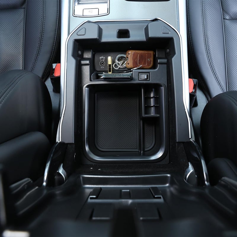 CHEYA for Land Rover Range Rover Vogue/Sport 2013-2017 ABS Car Center Console Armrest Storage Box Phone Tray Glove Organizers Box,with Refrigerator - Image 4